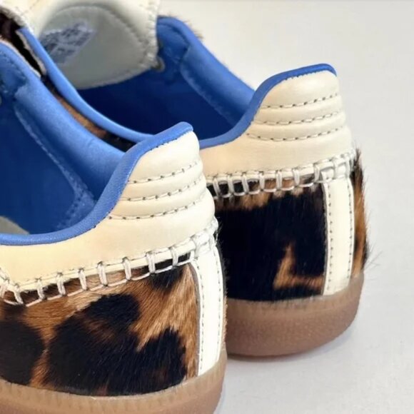 adidas x Wales Bonner Samba Pony Leopard - Picture 8 of 9